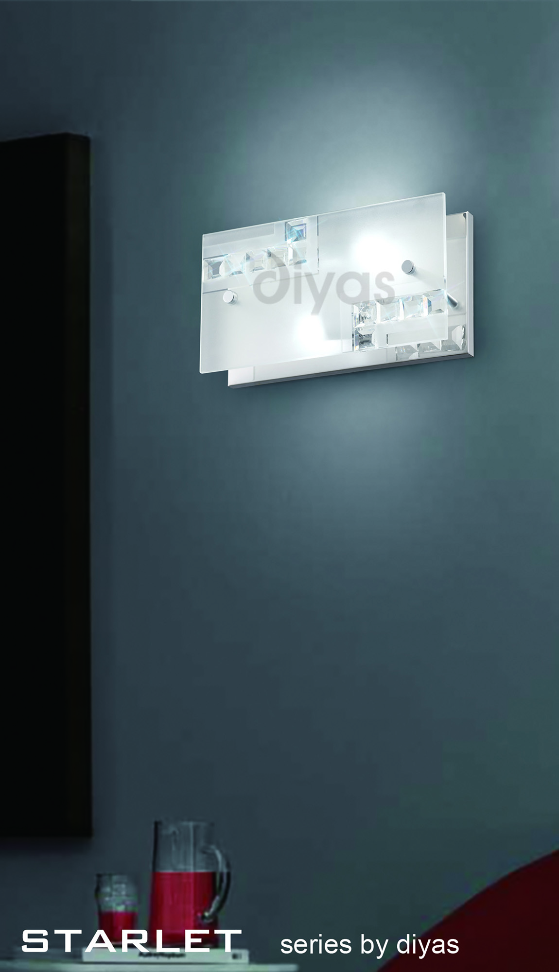 Starlet Crystal Wall Lights Diyas Flush Crystal Wall Lights Starlet Crystal Wall Lights Diyas Flush Crystal Wall Lights